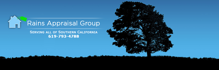 Rains Appraisal Group Southern California real estate appraisals for San Diego County and Riverside County